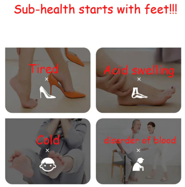 Foot Massager And Therapy Machine - Intelligent Acupuncture Foot Massage Pad Mat Muscle Stimulation