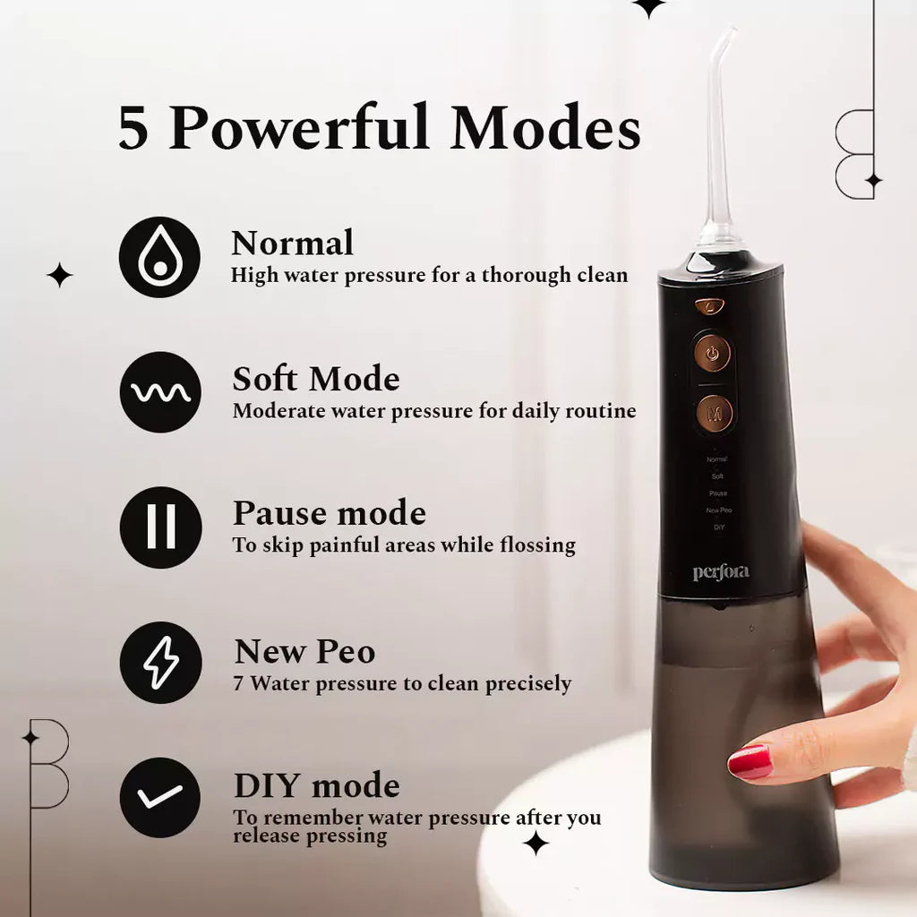 Portable Water Dental Floss Oral Irrigator